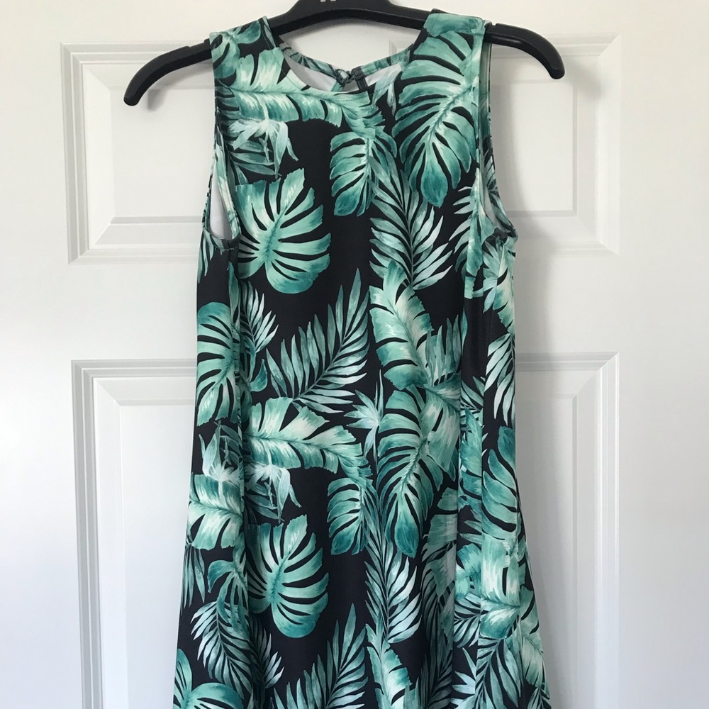 Tropical Green Dress